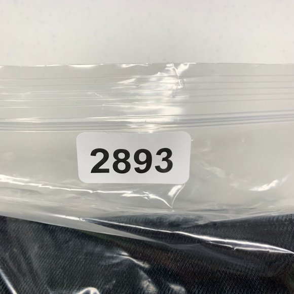 Re/Done Jeans 90s High Rise Ankle Crop Women's 26 Washed Noir Button Fly Denim - Picture 14 of 14